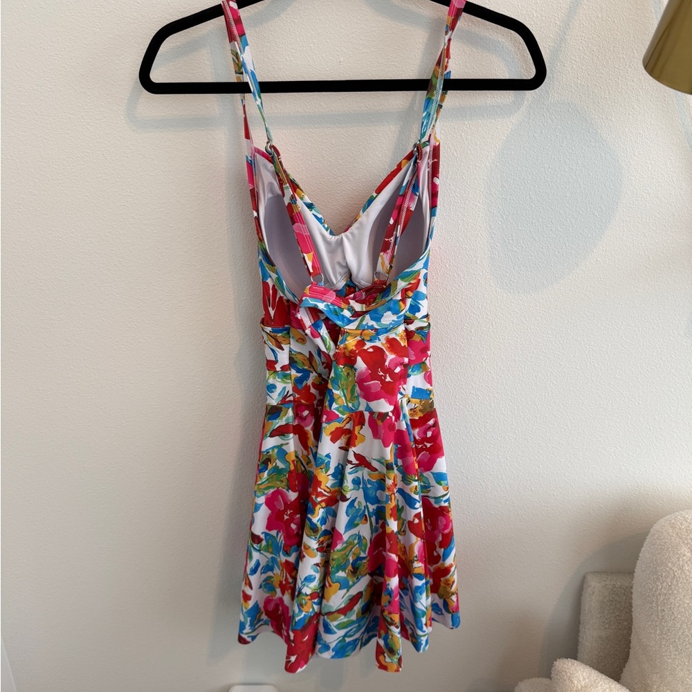 Floral Swimdress One Piece - Picture 5 of 5